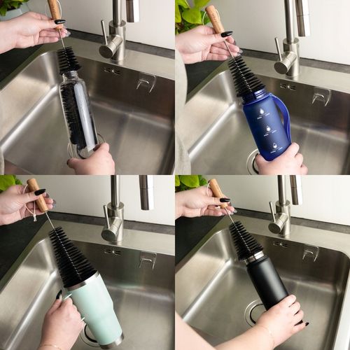 SZCZOTKA DO CZYSZCZENIA BUTELEK SATURATORA CZARNA WYCIOR CZYŚCIK na Arena.pl