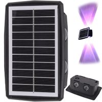 LAMPA ELEWACYJNA SOLARNA LED Z CZUJNIKIEM ZMIERZCHU NAŚCIENNA KINKIET