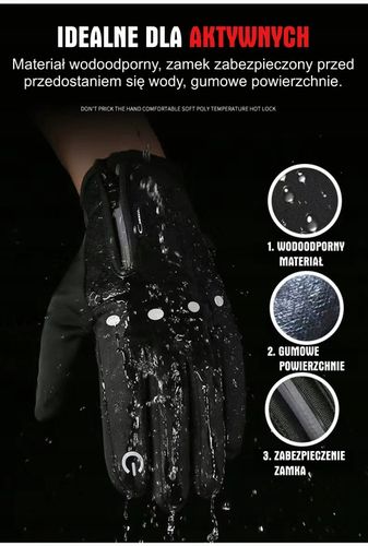 Rękawice Górskie Softshell Narty Rower Touch XXL na Arena.pl