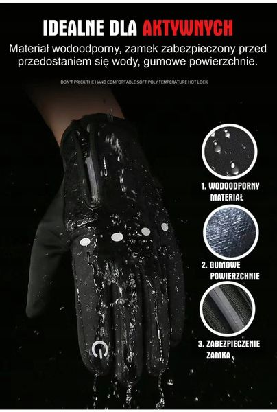 Rękawice Górskie Softshell Narty Rower Touch XXL zdjęcie 4