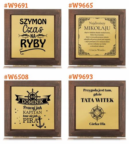 MOSIĘŻNY KOMPAS zegar słoneczny Prezent URODZINY EMERYTURA szkatułka GRAWER na Arena.pl