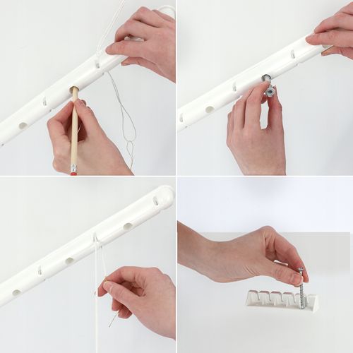 Suszarka Na Pranie Ubrania Sufitowa 5 Prętów 100cm na Arena.pl