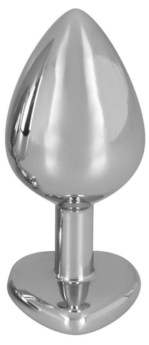 Korek Analny Z Czerwonym Kryształem Diamond Anal Plug Heart Red Medium na Arena.pl