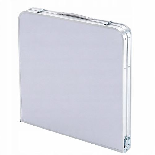 STOLIK STÓŁ TURYSTYCZNY SKŁADANY KEMPINGOWY Z 4 KRZESŁAMI BIAŁY ZESTAW na Arena.pl