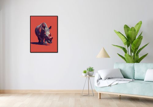 Plakat 60x80cm Marszujący Gigant na Arena.pl