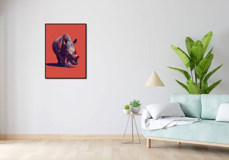 Plakat 60x80cm Marszujący Gigant zdjęcie 4