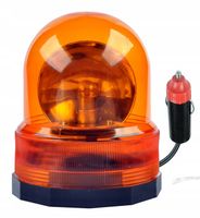 Lampa ostrzegawcza błyskowa kogut magnes 24V Kemot