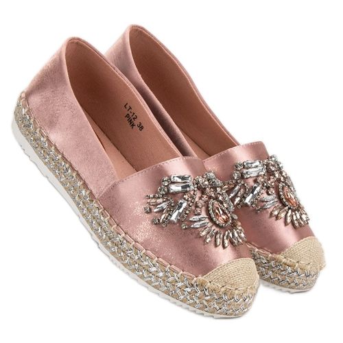 Różowe Espadryle Z Ozdobami r.39 na Arena.pl