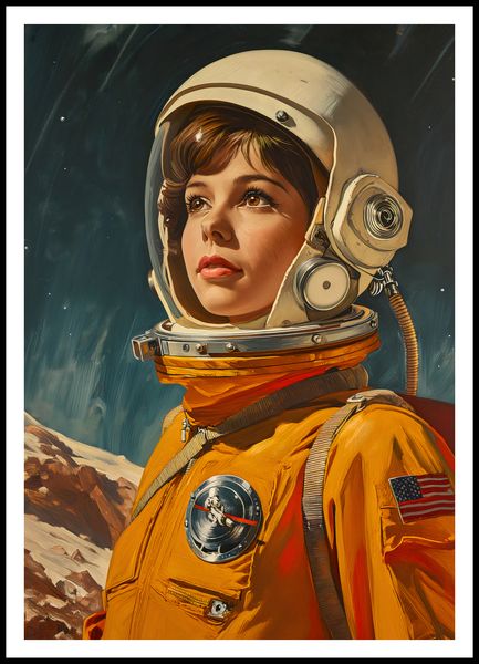 Plakat 70x100cm Pionierka Kosmosu zdjęcie 3