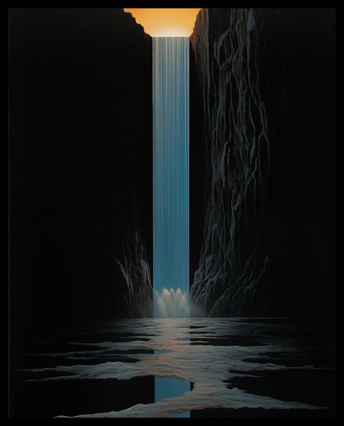 Plakat 40x50cm Wodospad Światła zdjęcie 2