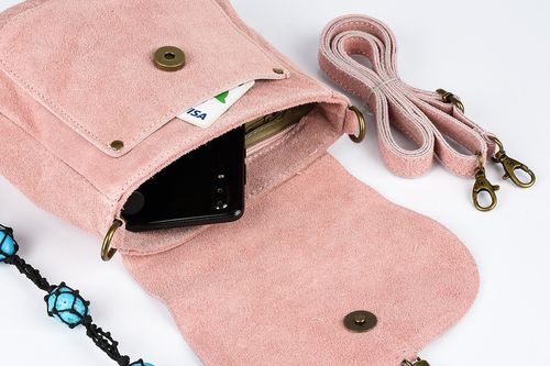 Torebka skórzana Damska Zamszowa Listonoszka retro X40 na Arena.pl