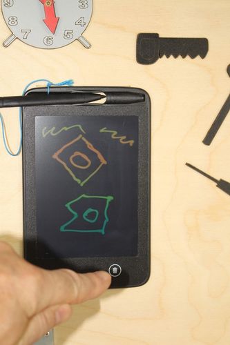 Drewn warsztat majsterkowicz tablet kłódka skrzynka 24 elementy + IMADŁO !! na Arena.pl