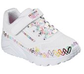 Skechers dziecięce sneakersy UNO LITE HEART CRAZE 314091L WMLT 28