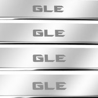 Listwa progowa MERCEDES GLE W166 Stal nierdzewna 304 połysk 4szt
