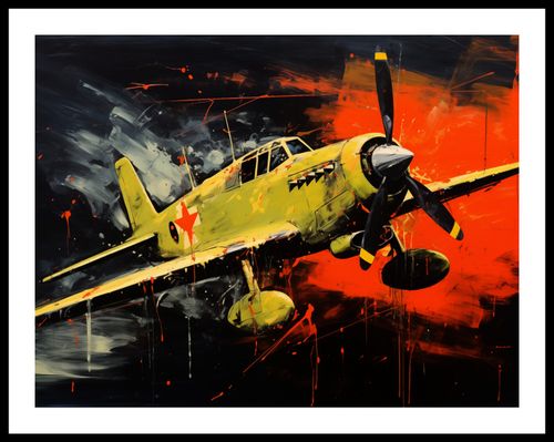 Plakat 65x50cm Barwny Przelot na Arena.pl