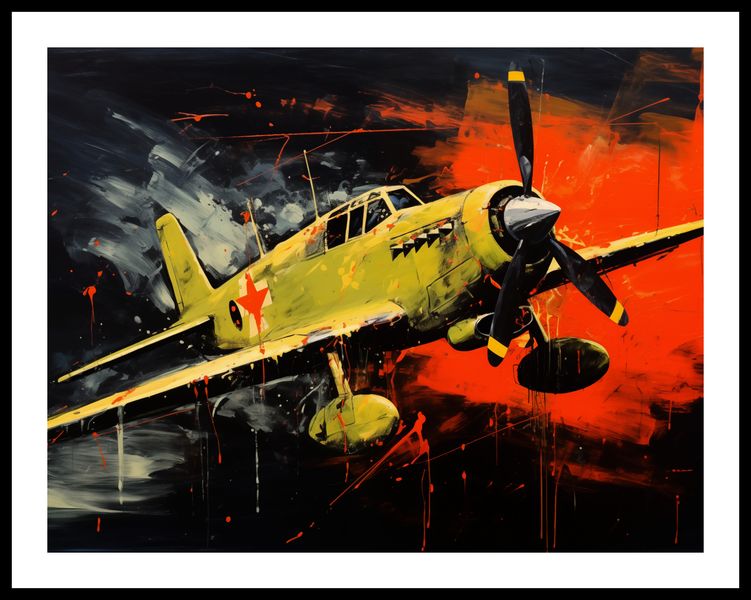 Plakat 65x50cm Barwny Przelot zdjęcie 3