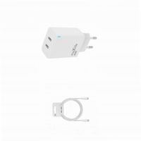 Ładowarka sieciowa GaN 45W dwa USB-C z kabelem do iPhone 16