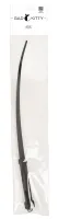 bad kitty whip silicone - czarny bat silikonowy 60 cm, ergonomiczny uchwyt