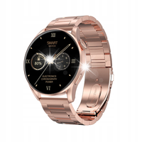 SMARTWATCH ELEGANCKI ZEGAREK DAMSKI ROZMOWY MENU PL BRANSOLETKA + pasek