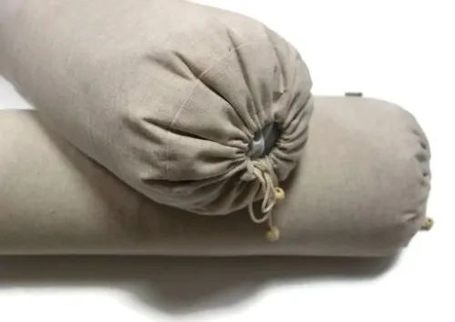 WAŁEK DO JOGI BOLSTER z łuską gryki 20x70 NATURAL na Arena.pl