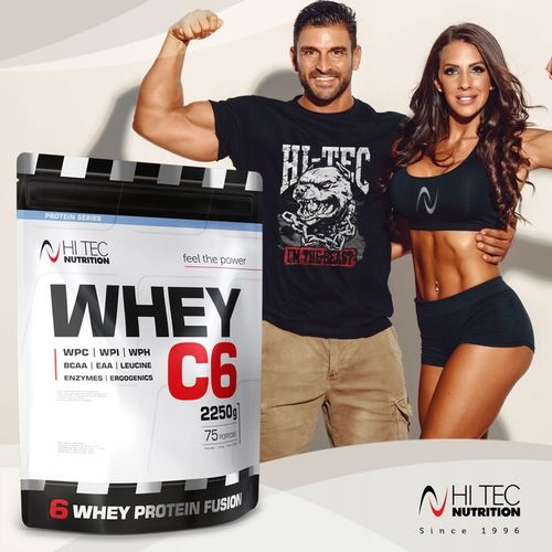 HI TEC Whey C-6 - 2250g BIAŁKO PROTEIN WPI WPH WPC na Arena.pl