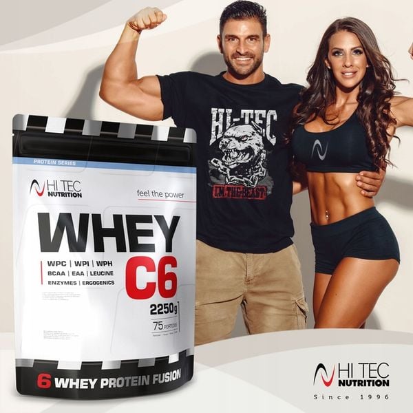 HI TEC Whey C-6 - 2250g BIAŁKO PROTEIN WPI WPH WPC zdjęcie 2