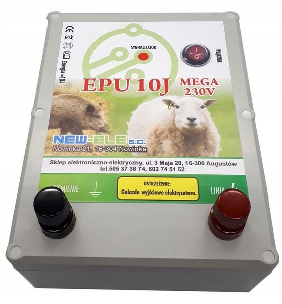 Elektryzator Pastuch elektryczny 10 J zdjęcie 1
