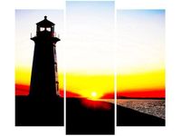 90 80CM OBRAZ T3 ELEM LATARNIA MORSKA DRUK ŚCIENNY