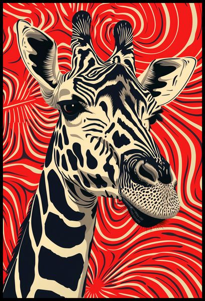 Plakat 68x101cm Wzrok Żyrafy zdjęcie 2