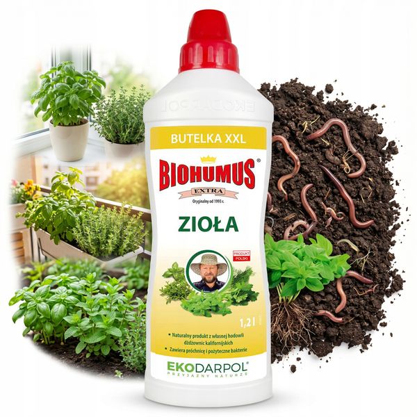 ekodarpol biohumus extra zioła 1,2l zdjęcie 13