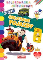 kolorowanka aktywizująca z naklejkami "odlotowe pojazdy" martel