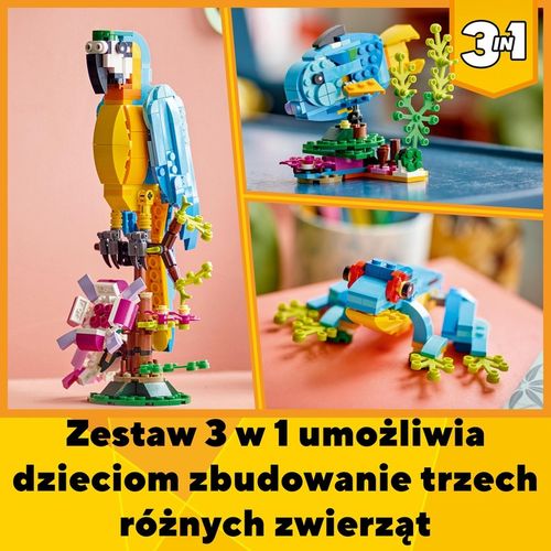 LEGO Creator 3 w 1 31136 Egzotyczna papuga 3w1 na Arena.pl