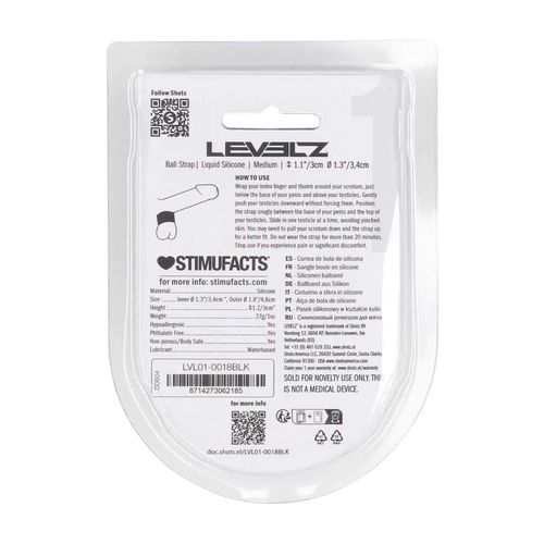 Liquid Silicone Ball Strap - M - 34Mm - Black na Arena.pl