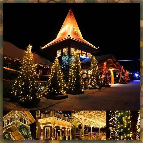 LAMPKI CHOINKOWE BIAŁY CIEPŁY 200 LED FLASH GRUBE WEW/ZEW 15M NA CHOINKĘ na Arena.pl