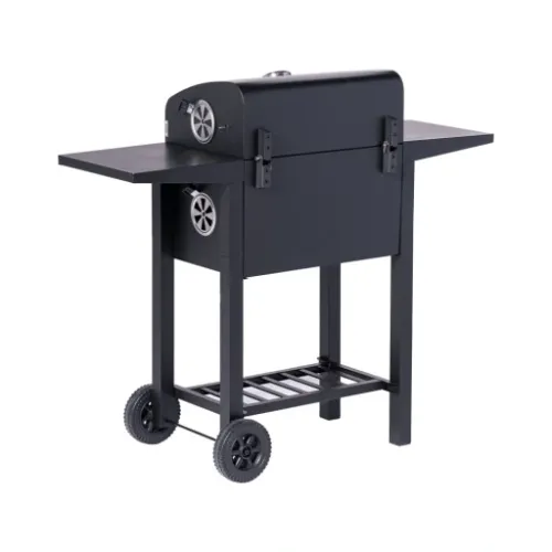 GRILL GRIL OGRODOWY WĘGLOWY POKRYWA POPIELNIK TERMOMETR na Arena.pl