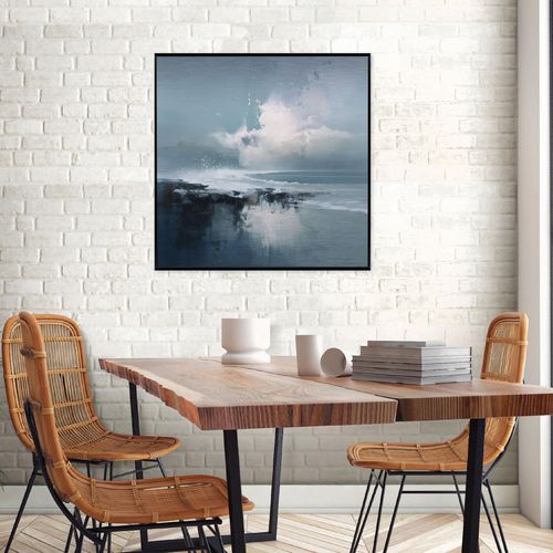 Obraz W Ramie Na Metalu Do Sypialni Salonu Morze 30x30 na Arena.pl