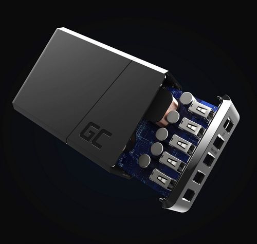 ŁADOWARKA SIECIOWA SZYBKA GC 52W 5x USB 5 PORTÓW WYCISKACZ DO PASTY na Arena.pl