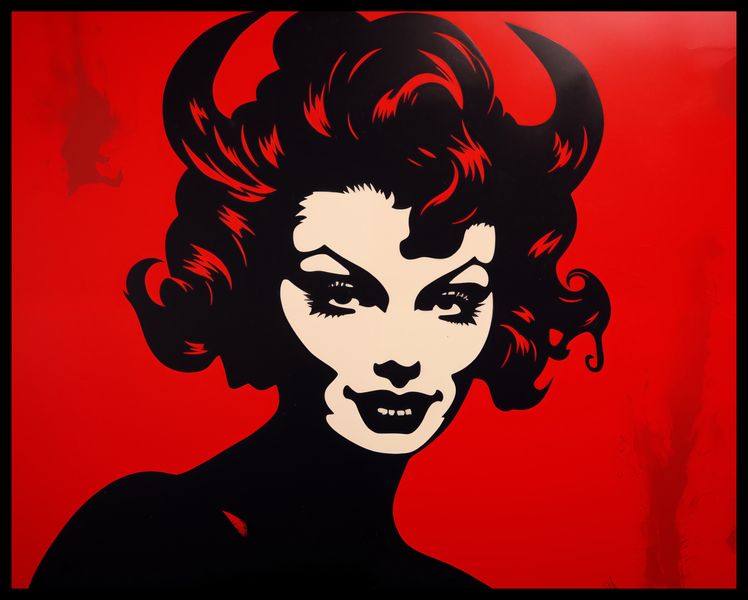Plakat 76x60,5cm Czerwona Diablica zdjęcie 2