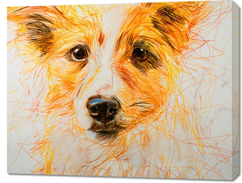 Obraz 90x70cm Uroczy Gość zdjęcie 1