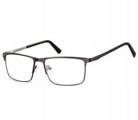 Okulary Nerd prostokątne Zerówki Korekcyjne Męskie