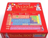 Puzzle 500 elementów. Układ okresowy pierwiastków