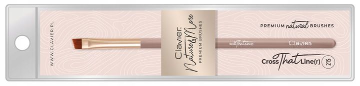 CLAVIER PĘDZELEK 21S ŚCIĘTY IDEALNY DO BRWI NATURALNE WŁOSIE zdjęcie 4