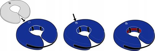 Kołnierz pooperacyjny ochronny dla psa DMUCHANY S na Arena.pl