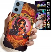 ETUI DO MOTOROLA E15 / G05 - SUCKER FOR YOU MODNE LALKA CASE + FOLIA