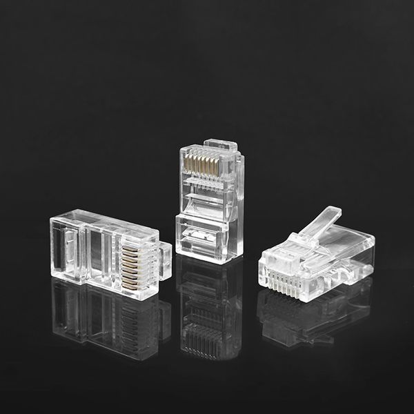 Qoltec Wtyk złącze modularne RJ45 CAT6 UTP Pozłacane styki 100 sztuk zdjęcie 4