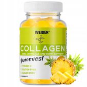 WEIDER KOLAGEN ŻELKI 50 SZT. NA STAWY I WLOSY WITAMINA C - COLLAGEN GUMMIES