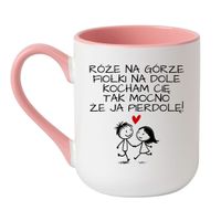 Elegant Biało-Różowy 330 ml