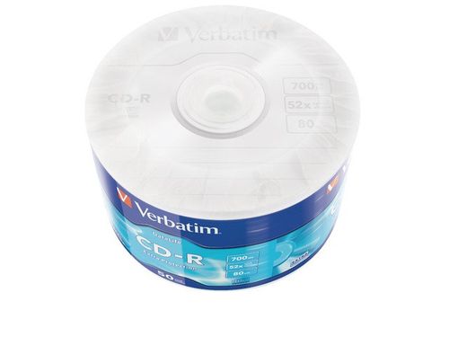 CDR VERBATIM 700MB EXTRA PROTECTION WRAP (50 SPINDEL) na Arena.pl