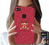 ETUI DO HUAWEI P9 LITE 2016 - ŚWIĄTECZNY RENIFER MIKOŁAJ ŚWIĘTA +FOLIA