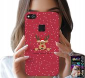 ETUI DO HUAWEI P9 LITE 2016 - ŚWIĄTECZNY RENIFER MIKOŁAJ ŚWIĘTA +FOLIA
